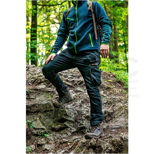 Długie spodnie monterskie, robocze 5-kieszeniowe DENIM jeansowe rozmiar XL/54 NEO 81-229-XL