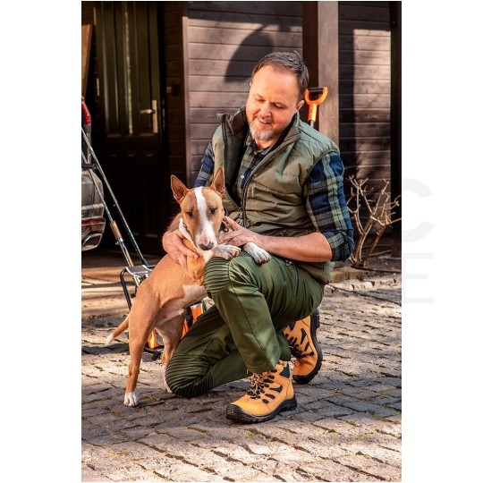 Długie spodnie monterskie, robocze CAMO Olive rozmiar M/50 NEO 81-222-M