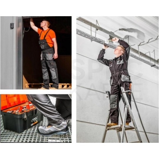 Długie spodnie ostrzegawcze odblaskowe, żółte SOFTSHELL robocze rozmiar S/48 NEO 81-750-S