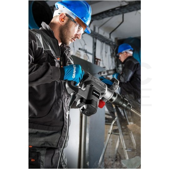 Dłuto SDS-Plus do betonu 20x250mm samoostrzące z uchwytem SDS+ GRAPHITE 57H555 do płytek, betonu, kamienia, cegły itp.
