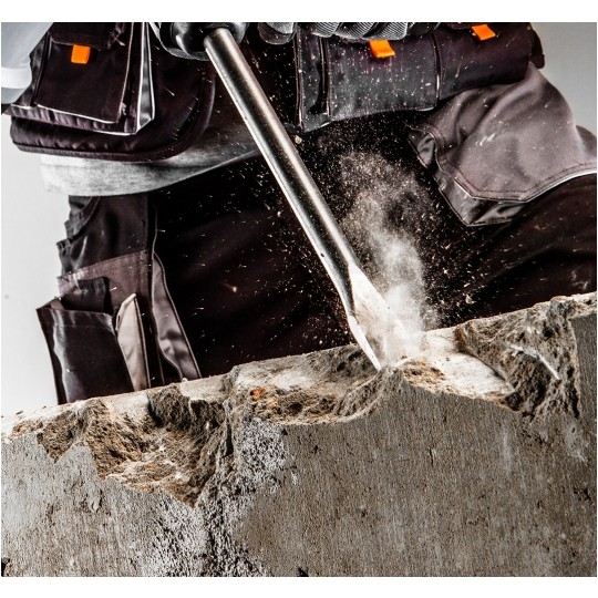 Dłuto SDS-Plus do betonu 20x250mm z uchwytem SDS+ GRAPHITE 57H557 do betonu, kamienia, cegły itp.