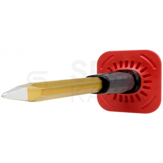 Dłuto spiczaste 18x300mm z osłoną do ochrony dłoni 2K RENNSTEIG