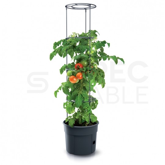 Doniczka do uprawy pomidorów 28L antracytowa Tomato Grower śred. 392mm Prosperplast