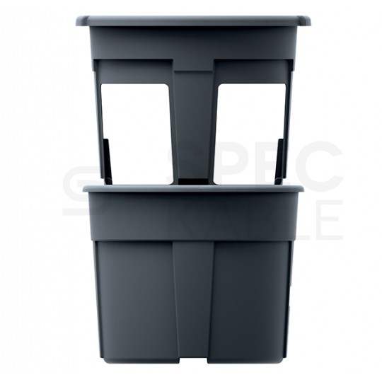 Doniczka do uprawy ziemniaków 12L antracytowa Potato Grower śred. 295mm Prosperplast