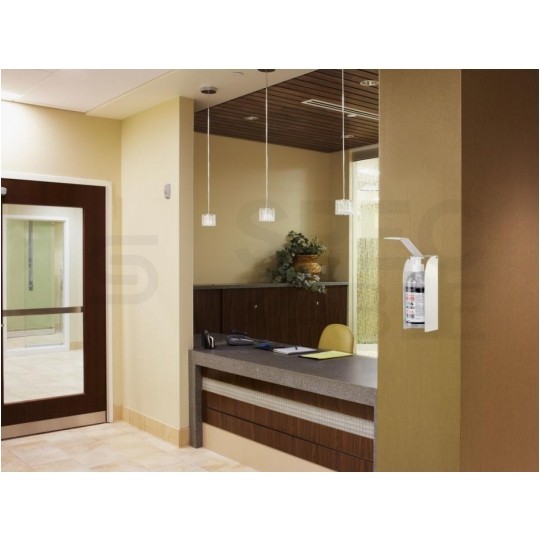 Dozownik łokciowy do płynów, żeli i mydła ze stali nierdzewnej