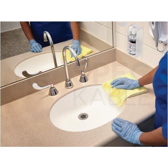 Dozownik łokciowy do płynów, żeli i mydła ze stali nierdzewnej