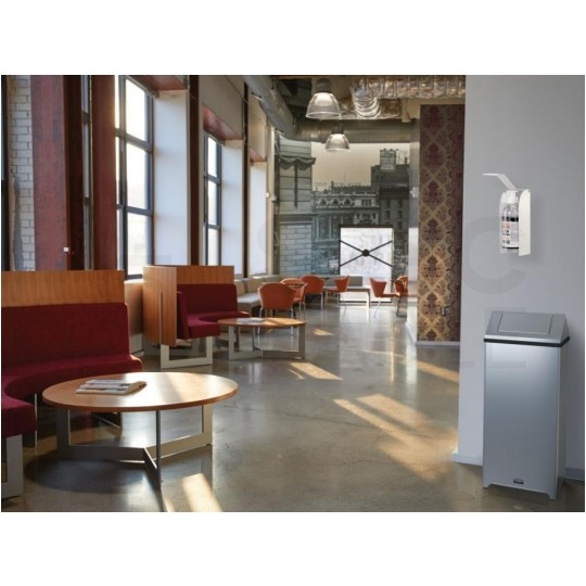 Dozownik łokciowy do płynów, żeli i mydła ze stali nierdzewnej