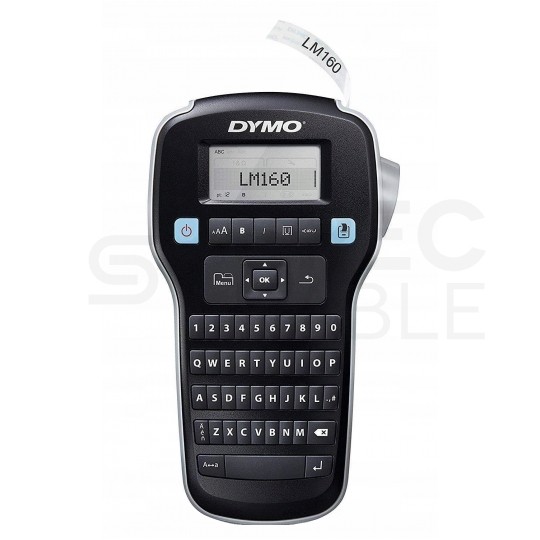 Drukarka etykiet DYMO LabelManager 160 dla biura, domu, instalatora (LM 160) [S0946320 / 2181011] + 3 oryginalne taśmy DYMO D1 12mm