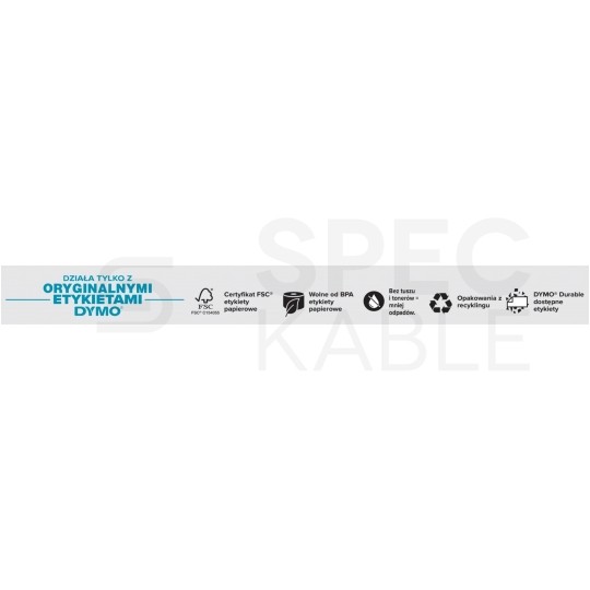 Drukarka etykiet DYMO LabelWriter LW550 dla biura, sklepu, magazynu (LW550) [2112722] + 10 taśm DYMO LW [S0722540]