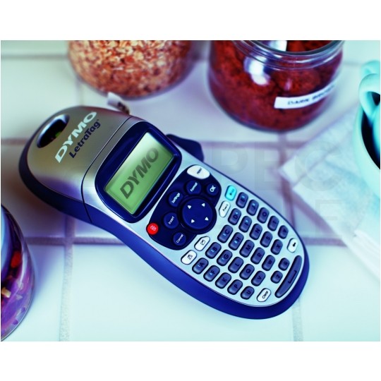 Drukarka etykiet DYMO LetraTag 100H Razor dla domu, dzieci, Home Office (LT-100H) [S0883990] + taśma DYMO LT 12mm