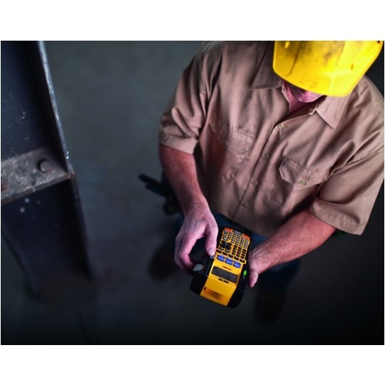 Drukarka etykiet DYMO Rhino 5200 dla elektryka, instalatora, przemysłu [s0841400] w zestawie z walizką + 2 taśmy DYMO IND