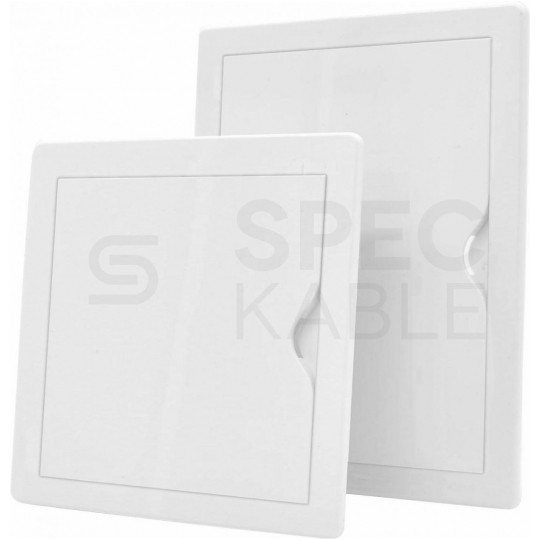 Drzwiczki rewizyjne 15x30 plastikowe białe 150x300mm, bez zamka ABS airRoxy 02-805a