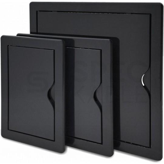 Drzwiczki rewizyjne 20x25 plastikowe grafitowe 200x250mm, bez zamka ABS airRoxy 02-804AGR