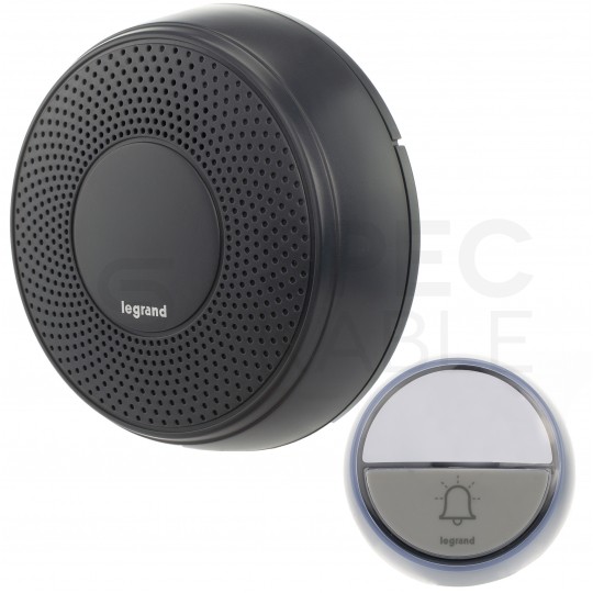 Dzwonek bezprzewodowy IP44 Comfort antracyt Legrand