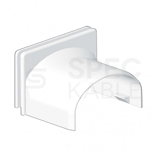 Element przepustowy LE 40x19mm biały KOPOS