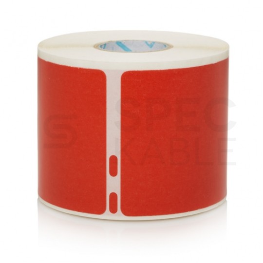 Etykiety adresowe DYMO LW 54x101mm czerwone papierowe [2133399] ORYGINALNE 1 rolka x 220szt.