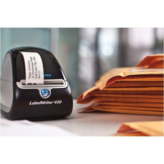 Etykiety uniwersalne DYMO LW 13x25mm białe papierowe [11353 / S0722530] ORYGINALNE 1 rolka x 1000szt.