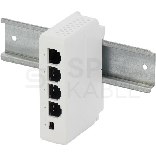 Extender 1xPoE IN 3xPoE OUT, na szynę DIN PULSAR