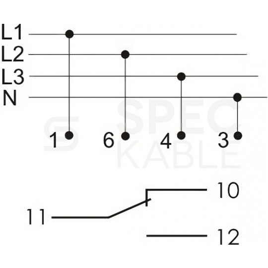 F&F Czujnik kolejności i zaniku fazy z regulowanym progiem asymetrii napięciowej CKF-317