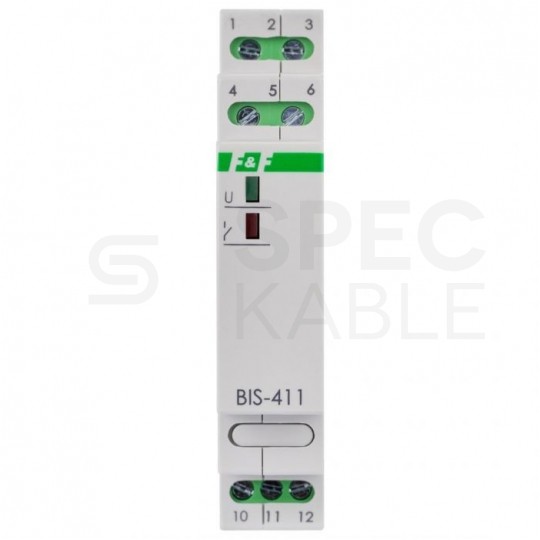 F&F Przekaźnik bistabilny modułowy BIS-411 230V 16A na szynę DIN TH35