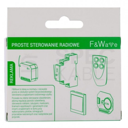 F&F Przekaźnik elektromagnetyczny modułowy PK-1P 230V 16A na szynę DIN TH35