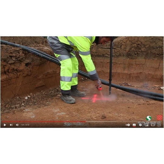 Farba geodezyjna do znakowania różowa 500ml spray 12 sztuk SOPPEC Fluo T.P.