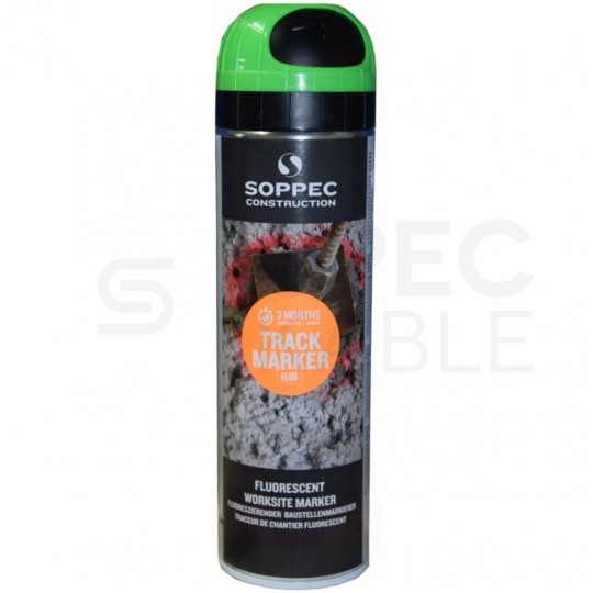 Farba geodezyjna do znakowania zielona 500ml spray SOPPEC Track Marker