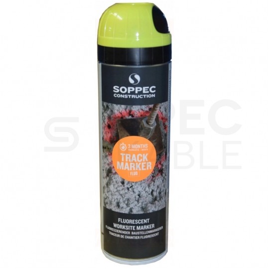 Farba geodezyjna do znakowania żółta 500ml spray SOPPEC Track Marker