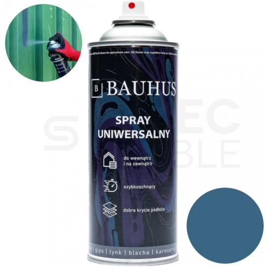 Farba uniwersalna spray antracyt matowa 400ml BAUHUS