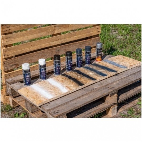 Farba uniwersalna w sprayu antracyt matowa 400ml BAUHUS