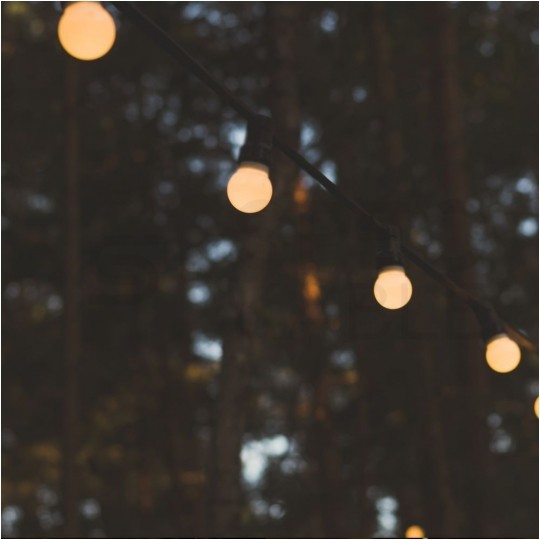 Girlanda ogrodowa zewnętrzna ozdobny łańcuch o długości 5m / 10 x żarówek LED 0,5W 230V 300lm 3000K IP44 barwa WW biała ciepła V-TAC VT-70510