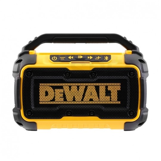 Głośnik budowlany przenośny Bluetooth akumulatorowy XR Li-Ion 10,8V / 18V FLEXVOLT 54V ( bez akumulatora ) + USB + AUX DeWALT