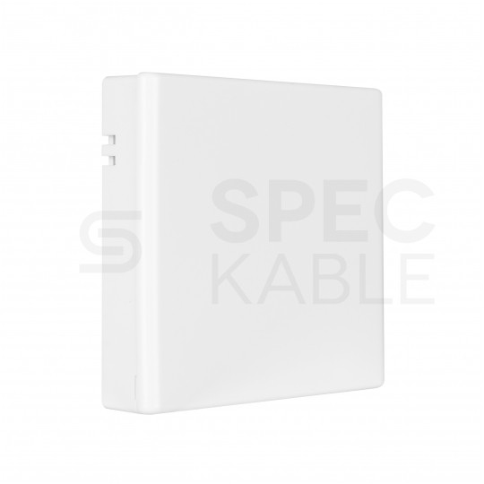 Gniazdo abonenckie światłowodowe FO FTTH na 2 adaptery SC simplex NEKU