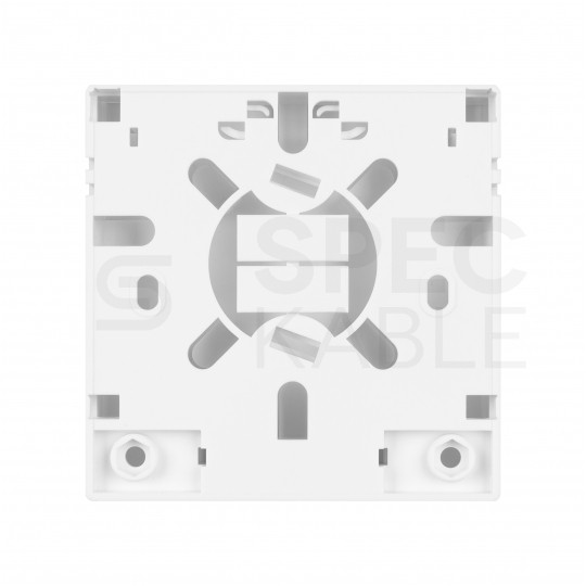 Gniazdo abonenckie światłowodowe FO FTTH na 2 adaptery SC simplex NEKU