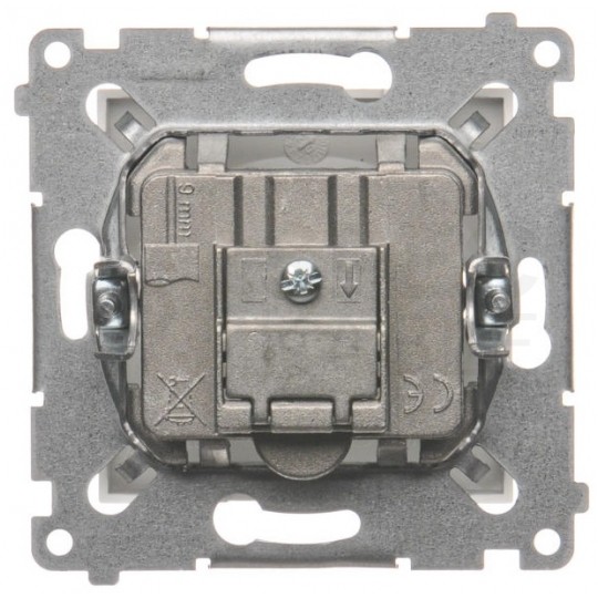 Gniazdo antenowe R-TV końcowe separowane SIMON 54 białe Kontakt Simon DAK.01/11