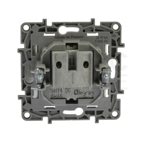 Gniazdo antenowe R-TV-SAT przelotowe NILOE białe Legrand