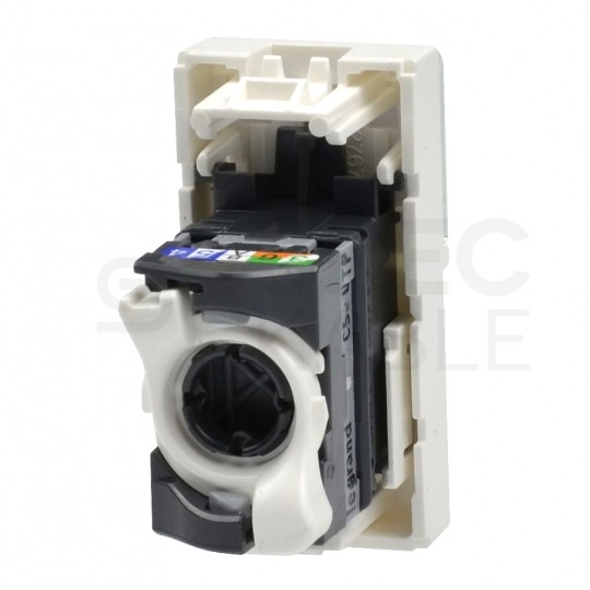 Gniazdo internetowe 1x RJ45 FTP kat.5e ekranowane moduł 1M 22,5x45 biały Legrand