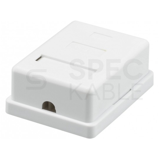 Gniazdo komputerowe 1xRJ45 kat.6 nieekranowane UTP natynkowe Alantec