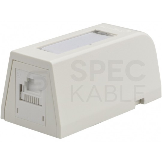 Gniazdo komputerowe 1xRJ45 kat.6 nieekranowane UTP natynkowe DataGate+ Molex