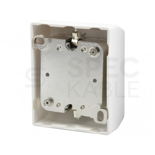 Gniazdo komputerowe 2xRJ45 kat.5e ekranowane STP natynkowe