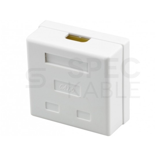 Gniazdo komputerowe 2xRJ45 kat.6 nieekranowane UTP natynkowe Alantec