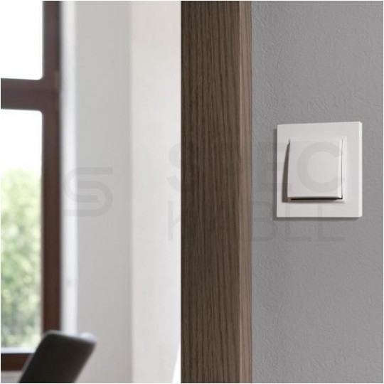 Gniazdo komputerowe LAN podwójne SIMON 10 nieekranowane UTP 2x RJ45 kat.6 białe Kontakt Simon C62.01/11