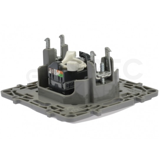 Gniazdo komputerowe LAN pojedyncze NILOE nieekranowane UTP 1x RJ45 kat.5e białe Legrand