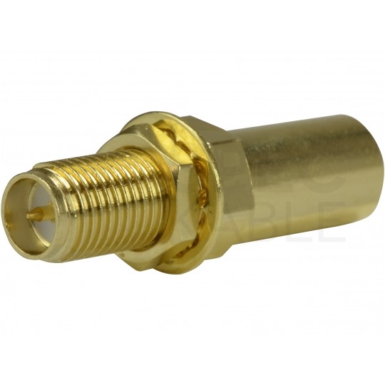 Gniazdo koncentryczne RP-SMA 50ohm zaciskane na przewód H155