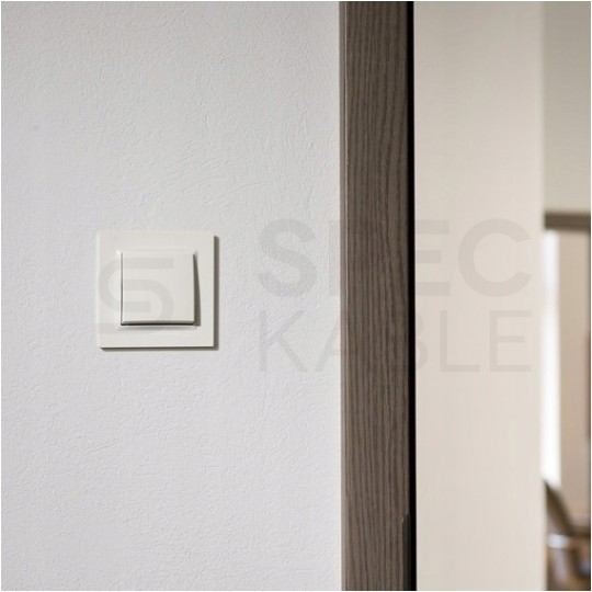 Gniazdo ładowania USB podwójne SIMON 10 białe USB A + USB C (18W) Kontakt Simon CEC2CA.01/11