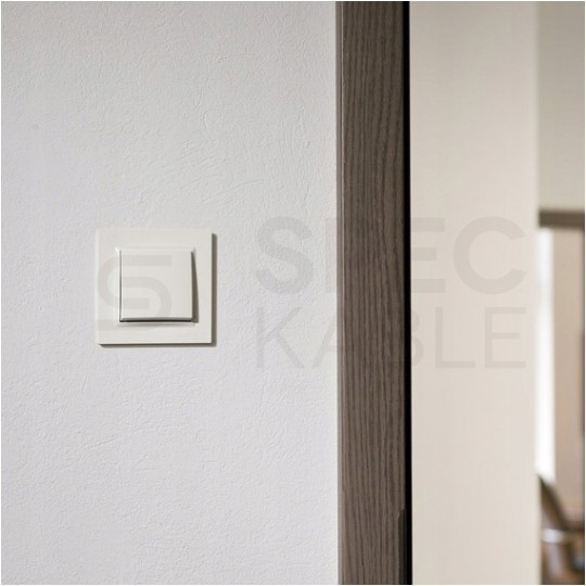 Gniazdo ładowania USB podwójne SIMON 10 białe USB A + USB C (Quick Charge 30W) Kontakt Simon CEC2CAQ.01/11