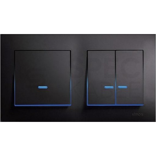 Gniazdo ładowania USB podwójne SIMON 54 białe 2x USB (5V / 2,1A) Kontakt Simon DC2USB.01/11