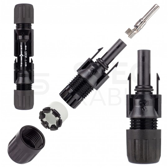Gniazdo MC4 złącze solarne Konektor na przewód 4-6mm2 1000V IP68 Staubli (Multi-Contact)