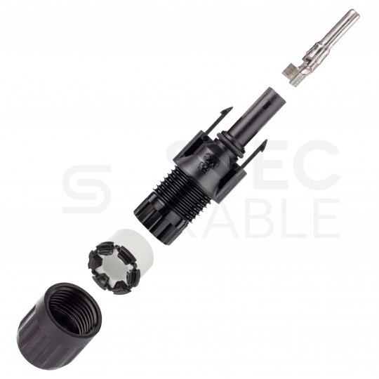 Gniazdo MC4 złącze solarne Konektor na przewód 4-6mm2 1000V IP68 Staubli (Multi-Contact)