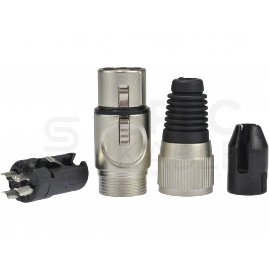 Gniazdo mikrofonowe XLR (3-pin) na kabel